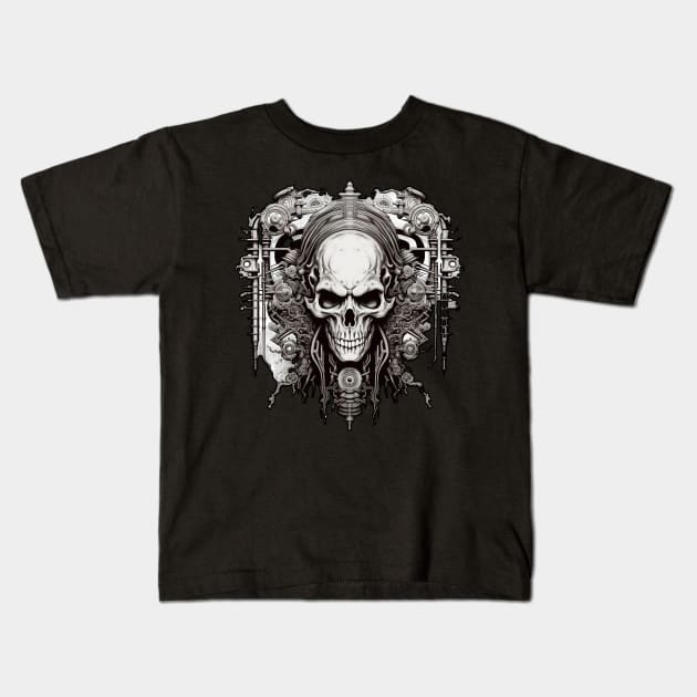 Bones and Ink Kids T-Shirt by TheWombatsDen